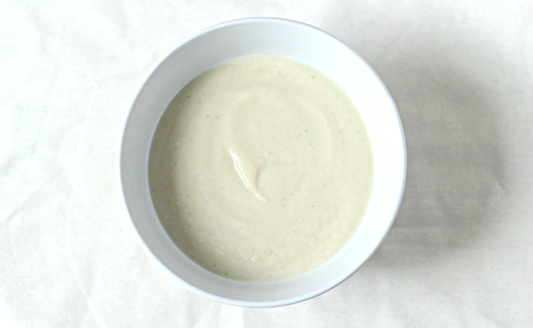 Super simple cauliflower soup by to her core