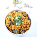 Roasted carrot, coriander and pistachio pesto || to her core