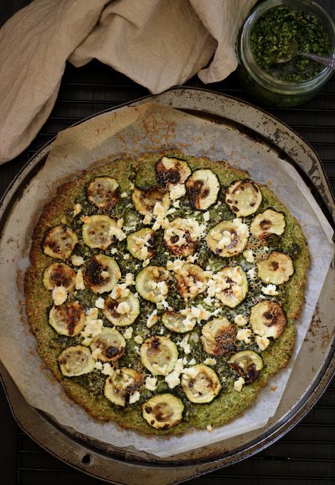 green grain-free pizza - to her core