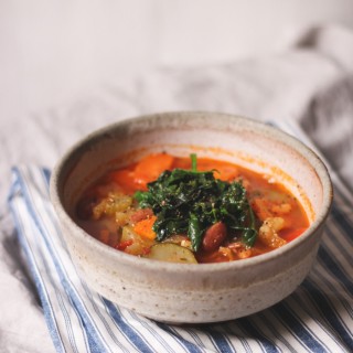 Zuppa di Mumma homemade vegetable soup - to her core
