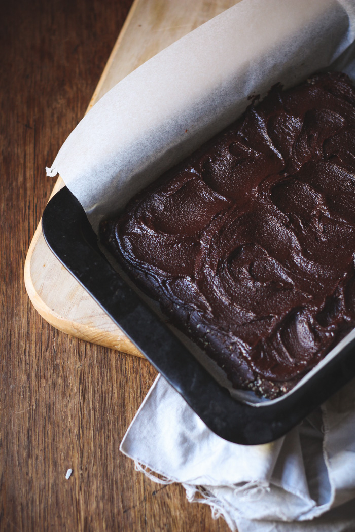 raw chocolate brownies - to her core
