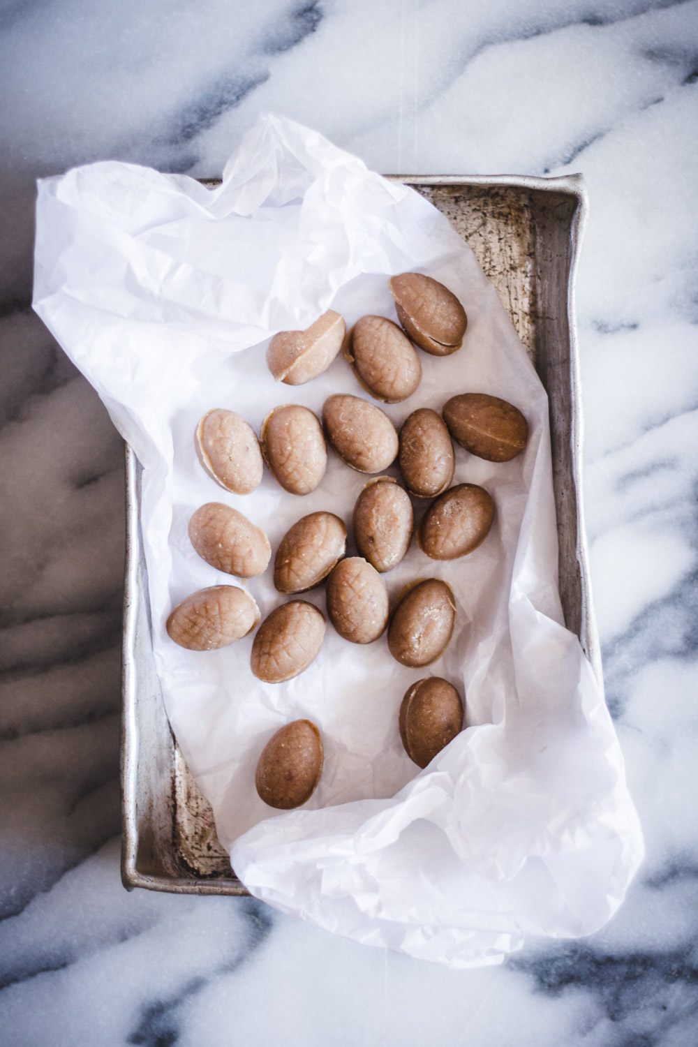 Salted caramel Easter eggs